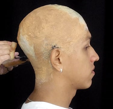 criação de careca, prótese de careca, bald - curso de maquiagem de efeitos especiais