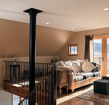 Cimarron CO Real Estate Photographer - Interior Family Room in natural light