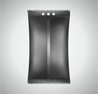Center Seal Pillow Type Pouch with hole