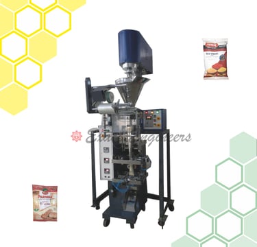 Pneumatic FFS Machine With Servo Auger Filler