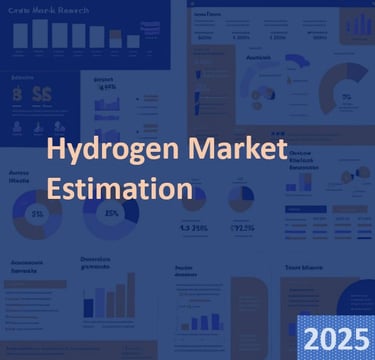 Chart of global hydrogen market estimation: 101.38 Mt in 2024 to 162.81 Mt in 2033, 5.50% CAGR