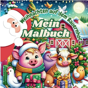 a christmas card with a piggy piggy piggy piggy piggy pig