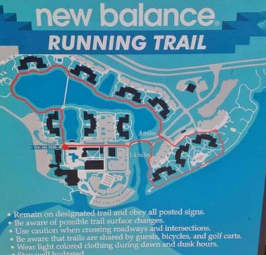 Disney's Saratoga Springs Running Trail