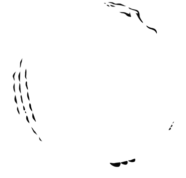 Chael logo of crocodile shaped into the letter C