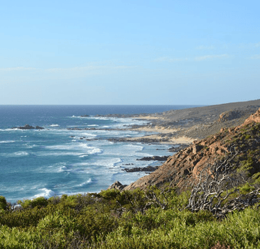 Picture of Cape Naturaliste, WA Coastline with bays and wild ocean