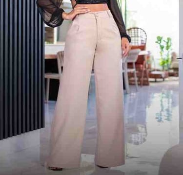 CALÇA ALFAIATARIA OFF WHITE