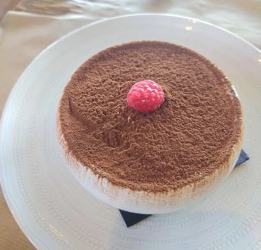 Dessert du restaurant le Meltin, le tiramisu