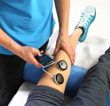 electrostimulation, electrotherapie, rééducation médicale et sportive, stimulation musculaire,