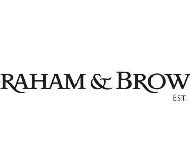 Official black logo for Graham & Brown, a designer wallpaper and home decor company established in 1946.