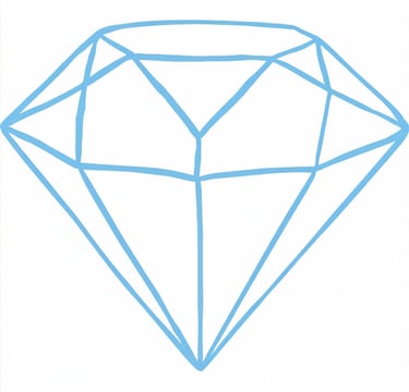 Ikona diamentu symbolizująca sektor premium i innowacyjną technologię myjek parowych EV International