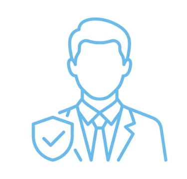 Ikona profilu handlowca symbolizująca nowoczesną