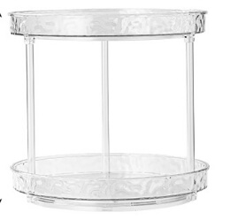 ripple PET lazy susan organizer for vanity wholesale