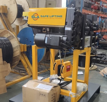 wire rope hoist - safe lifting