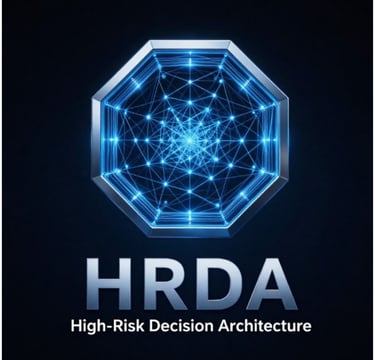HRDA (High-Risk Decision Architecture)ادارة المخاطر عالية الخطورة للواء أيمن سيد الأهل LOGO 