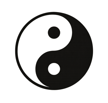 symbole yin yang l'un des principes feng shui d'équilibre