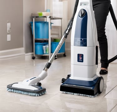 man in blue dress shirt and blue denim jeans holding green plastic bag