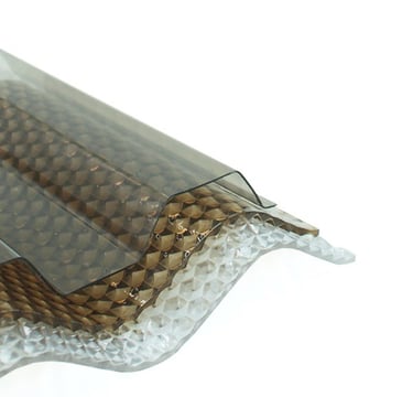 Corugated polycarbonate