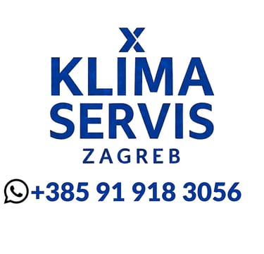 Prodaja Ugradnja Demontaža Čišćenje Servis Dopuna rashladnog plina Klima uređaj Klimatizacija Zagreb