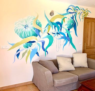 Fresque murale décoration intérieur