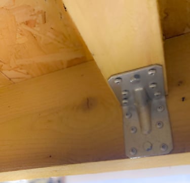 Mezzanine de garage Shelfi – La Garenne-Colombes – sapin et OSB 18 mm – gain de surface