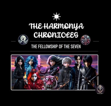 Second Album Cover - The Fellowship of the Seven | The Harmonya Chronicles
