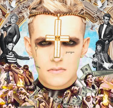 ACHILLE IDOL REBIRTH - ACHILLE LAURO - OFFICIAL COVER ALBUM