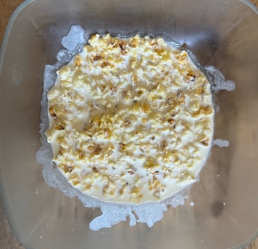 ganache popcorn