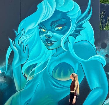 Spellbound Play - Mural in Duisburgo, muralism, street art, urban art by Ona Salvador