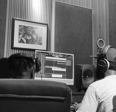 Urktave in a session with Dami Laylo