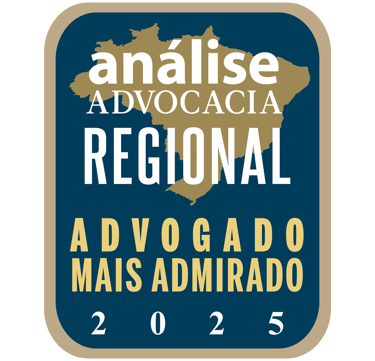 Selo Análise Advocacia Regional - Advogado Mais Admirado 2025
