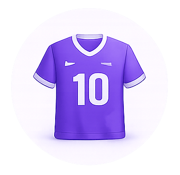 Purple sports jersey icon for MuleBuy jersey finds category