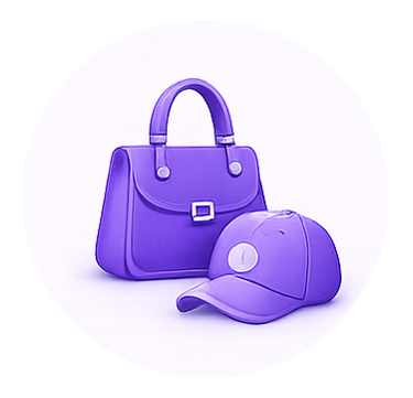 Purple bag and accessories icon for MuleBuy bags and accessories finds category