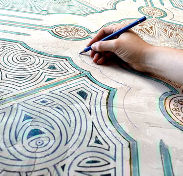 création d'une toile vibratoire énergétique