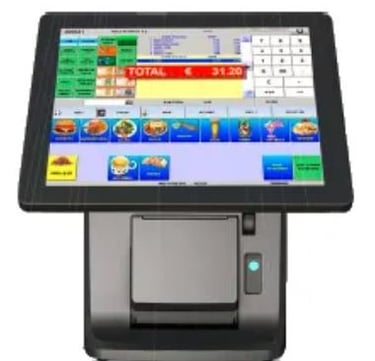 Système d’encaissement complet avec écran tactile et ticket de caisse