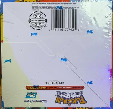 Display Topps Pokémon series 2 Canadienne dessous