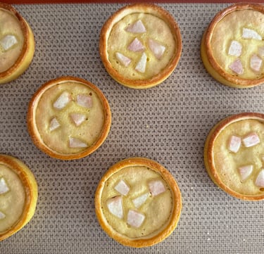 tartelette avec amandine nectarine