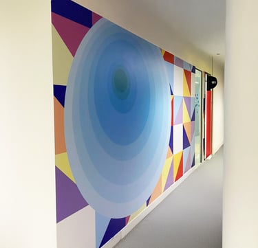 Vienos dalies interjero sienų grafika DECOSONA – unikalūs sienų raštai ir iliustracijos