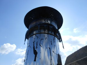 Bistre Départ de feu de conduit Ramonage Stef-flam nantes vertou reze