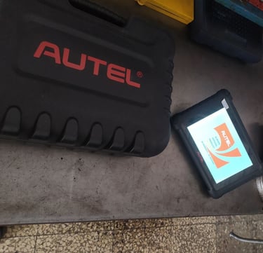 strumentazione diagnostica dell'officina Spione