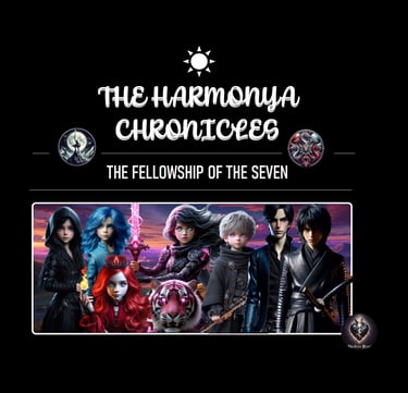 Second Album Cover - The Fellowship of the Seven | The Harmonya Chronicles