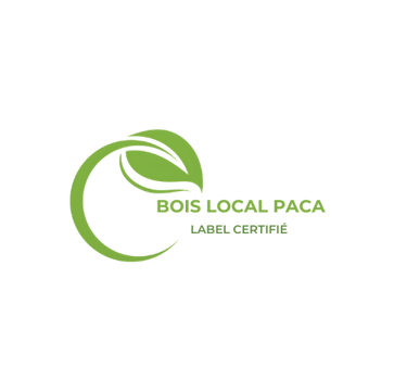 un logo pour une entreprise locale de Bois Local PACA