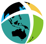 South Pacific Australia region of the globe