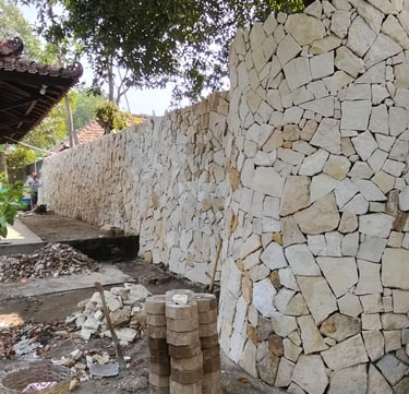 Random size limestone