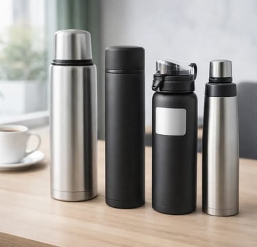 Termos promocionales personalizados con logo para eventos y empresas