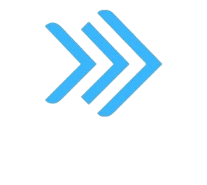 a blue arrow pointing up to the left side of a blue arrow