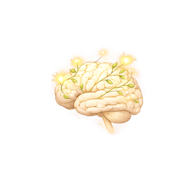 Illustration qui représente un cerveau