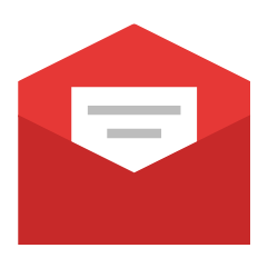 Red contact icons: Email.