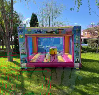 Castillo hinchable para alquiler en Madrid y Toledo