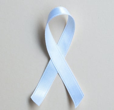 blue cancer ribbon