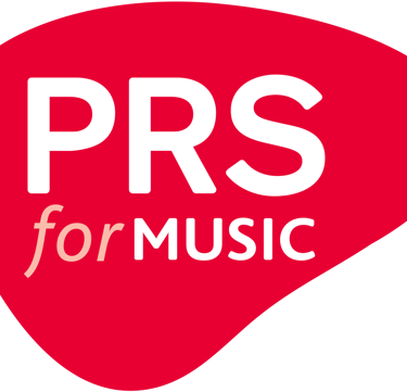 a red guitar pickle with the words prs for music